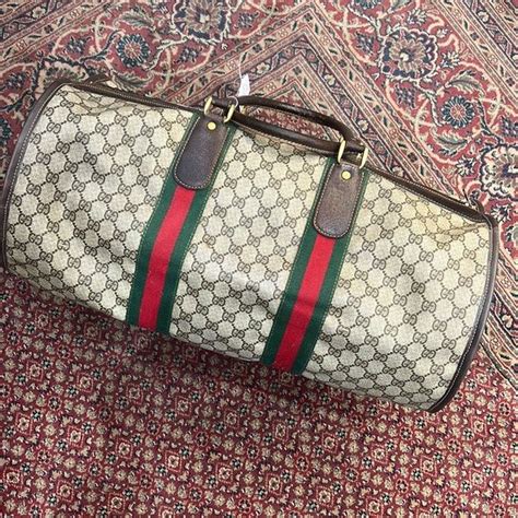 vintage gucci duffle|authentic gucci duffle.